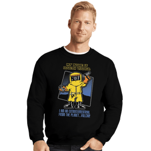 Shirts Crewneck Sweater, Unisex / Small / Black Vulcan Vader