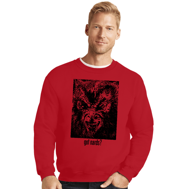 Secret_Shirts Crewneck Sweater, Unisex / Small / Red Got Nards