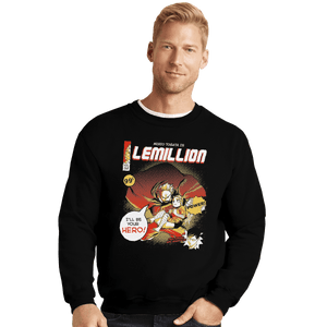 Shirts Crewneck Sweater, Unisex / Small / Black Lemillion