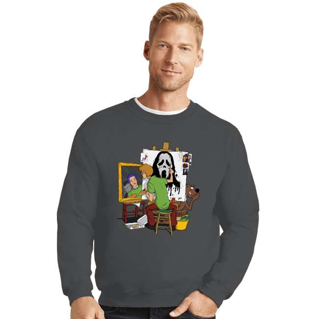 Secret_Shirts Crewneck Sweater, Unisex / Small / Charcoal Shaggy, Killer Punk