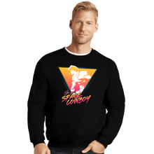 Load image into Gallery viewer, Shirts Crewneck Sweater, Unisex / Small / Black See You Cowboy

