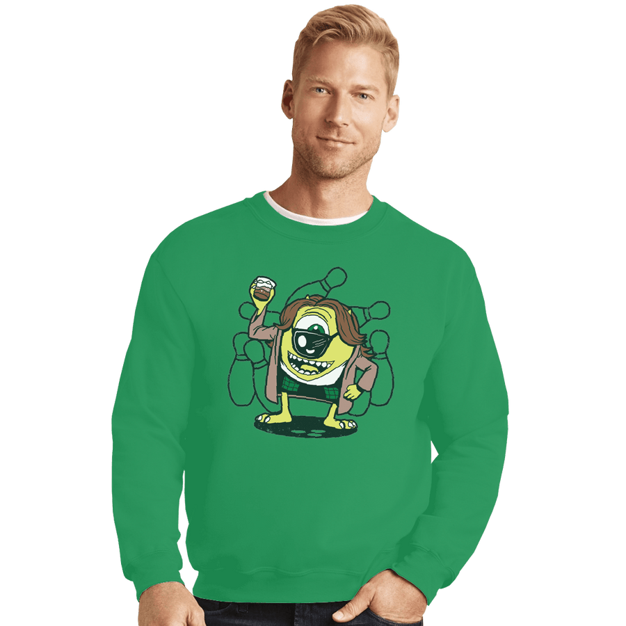 Shirts Crewneck Sweater, Unisex / Small / Irish Green Mike Lebowski