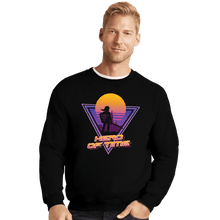 Load image into Gallery viewer, Daily_Deal_Shirts Crewneck Sweater, Unisex / Small / Black Neon Hero Of Time
