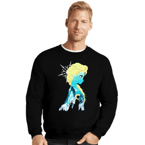 Secret_Shirts Crewneck Sweater, Unisex / Small / Black Frozen Shadow