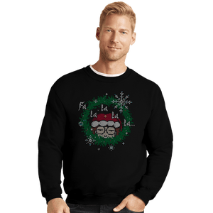 Daily_Deal_Shirts Crewneck Sweater, Unisex / Small / Black Sick Sad Sweater