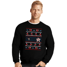 Load image into Gallery viewer, Shirts Crewneck Sweater, Unisex / Small / Black Ghosts n Goblins n Christmas Presents
