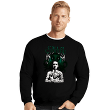 Load image into Gallery viewer, Secret_Shirts Crewneck Sweater, Unisex / Small / Black The Call
