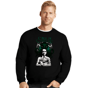 Secret_Shirts Crewneck Sweater, Unisex / Small / Black The Call