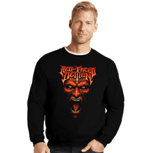Load image into Gallery viewer, Shirts Crewneck Sweater, Unisex / Small / Black Red Faced Devil
