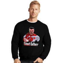 Load image into Gallery viewer, Secret_Shirts Crewneck Sweater, Unisex / Small / Black The Good Father
