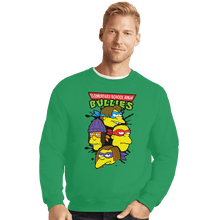 Load image into Gallery viewer, Shirts Crewneck Sweater, Unisex / Small / Irish Green Ninja Bullies
