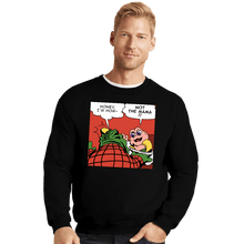 Load image into Gallery viewer, Shirts Crewneck Sweater, Unisex / Small / Black The Baby Slap
