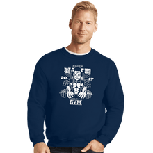 Load image into Gallery viewer, Shirts Crewneck Sweater, Unisex / Small / Navy Tsukasa Stone Fitness
