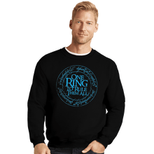 Load image into Gallery viewer, Shirts Crewneck Sweater, Unisex / Small / Black The One Ring
