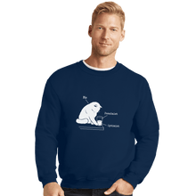 Load image into Gallery viewer, Shirts Crewneck Sweater, Unisex / Small / Navy Glass Graphic
