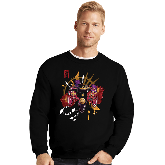 Daily_Deal_Shirts Crewneck Sweater, Unisex / Small / Black Childhood Chic