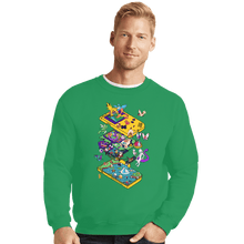 Load image into Gallery viewer, Daily_Deal_Shirts Crewneck Sweater, Unisex / Small / Irish Green 4th Gen Classic
