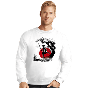 Shirts Crewneck Sweater, Unisex / Small / White Forest Protector