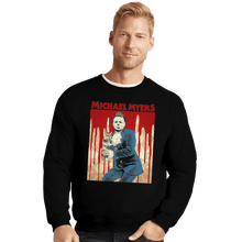 Load image into Gallery viewer, Shirts Crewneck Sweater, Unisex / Small / Black Michael Myers
