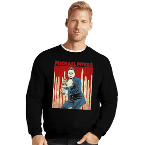 Shirts Crewneck Sweater, Unisex / Small / Black Michael Myers