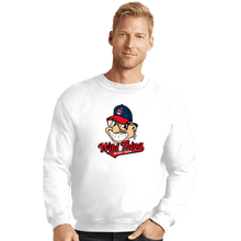 Load image into Gallery viewer, Shirts Crewneck Sweater, Unisex / Small / White Wild Thing
