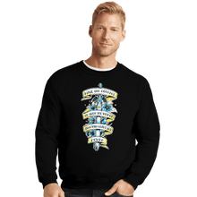 Load image into Gallery viewer, Daily_Deal_Shirts Crewneck Sweater, Unisex / Small / Black Vintage Sword
