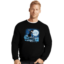 Load image into Gallery viewer, Secret_Shirts Crewneck Sweater, Unisex / Small / Black Thing And Wednesday
