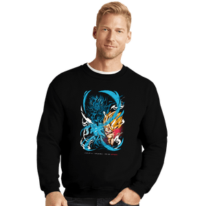 Shirts Crewneck Sweater, Unisex / Small / Black Gohan