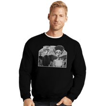Load image into Gallery viewer, Shirts Crewneck Sweater, Unisex / Small / Black Corpse Bride Of Frankenstein
