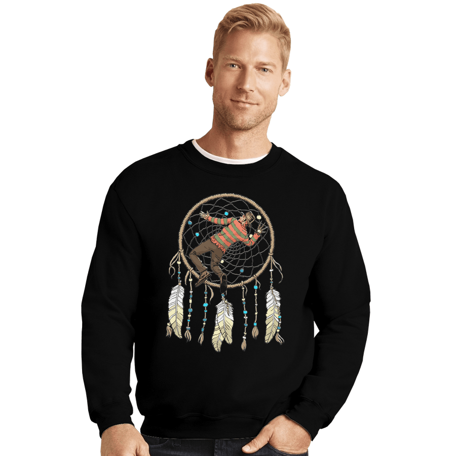 Shirts Crewneck Sweater, Unisex / Small / Black Dreamcatcher
