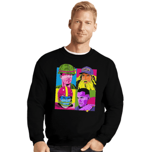Shirts Crewneck Sweater, Unisex / Small / Black Run Forrest Run
