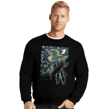 Load image into Gallery viewer, Shirts Crewneck Sweater, Unisex / Small / Black Starry Remake
