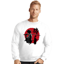 Load image into Gallery viewer, Daily_Deal_Shirts Crewneck Sweater, Unisex / Small / White Mugen And Jin Sumi-e
