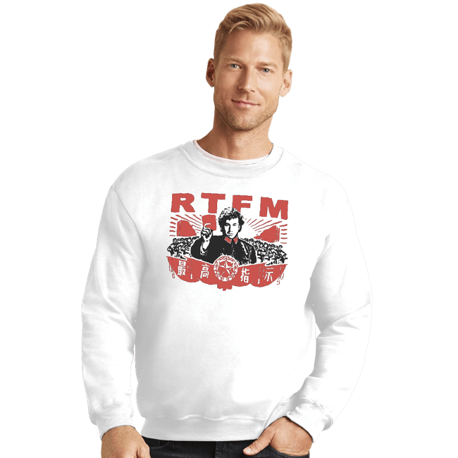Secret_Shirts Crewneck Sweater, Unisex / Small / White RTFM