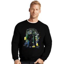 Load image into Gallery viewer, Shirts Crewneck Sweater, Unisex / Small / Black Dark Maleficent
