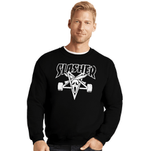 Load image into Gallery viewer, Shirts Crewneck Sweater, Unisex / Small / Black Slashers
