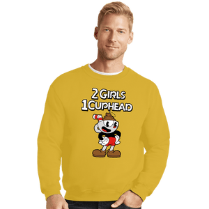Secret_Shirts Crewneck Sweater, Unisex / Small / Gold 1 Cup