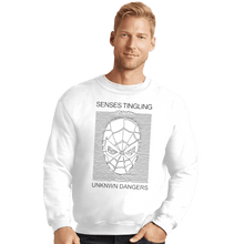 Load image into Gallery viewer, Shirts Crewneck Sweater, Unisex / Small / White Unknown Dangers
