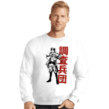 Load image into Gallery viewer, Shirts Crewneck Sweater, Unisex / Small / White Titan Shifter
