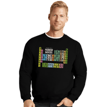Load image into Gallery viewer, Secret_Shirts Crewneck Sweater, Unisex / Small / Black Periodic Table Of Horror
