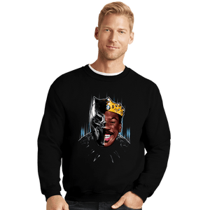 Shirts Crewneck Sweater, Unisex / Small / Black Black Panther Of Zamunda