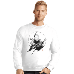 Shirts Crewneck Sweater, Unisex / Small / White The Perfect Soldier