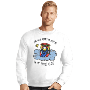 Daily_Deal_Shirts Crewneck Sweater, Unisex / Small / White Brak's Little Cloud