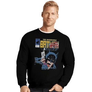 Shirts Crewneck Sweater, Unisex / Small / Black The Incredible Bat