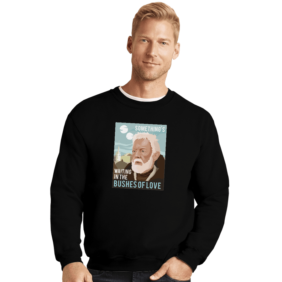 Shirts Crewneck Sweater, Unisex / Small / Black Bushes Of Love