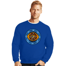 Load image into Gallery viewer, Shirts Crewneck Sweater, Unisex / Small / Royal Blue Master Of Time
