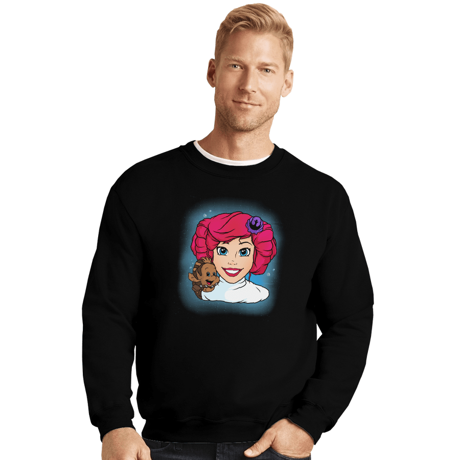 Shirts Crewneck Sweater, Unisex / Small / Black Rebel Under The Sea
