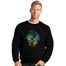 Load image into Gallery viewer, Shirts Crewneck Sweater, Unisex / Small / Black Majora&#39;s Art
