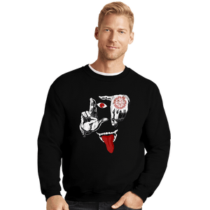 Shirts Crewneck Sweater, Unisex / Small / Black Vampire Alucard