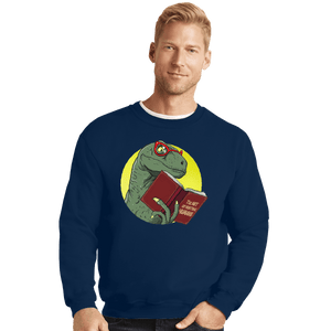 Shirts Crewneck Sweater, Unisex / Small / Navy Mmmm Clever Girl